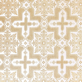 Ecclesiastical—Metallic Brocade Fabric—Durable—White-Gold —58" Wide—100% Polyester Fabric—High-Quality—Sold by The Yard